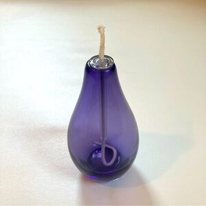 Pottery Barn glass oil lamp